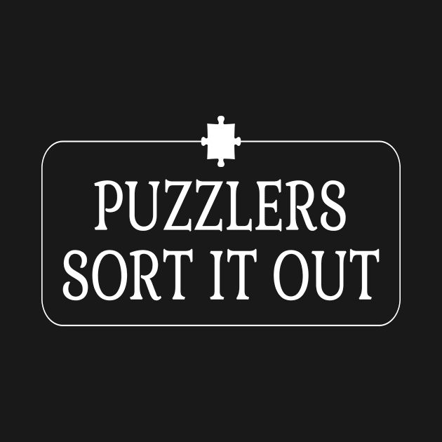 Puzzlers Sort it OutPuzzle Pieces Hobby Game by MooonTees