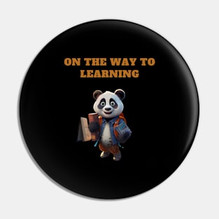 Panda Lover. On the Way to Learning Pin