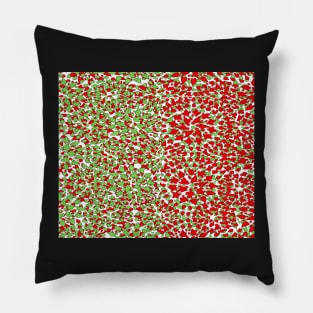 distorted pattern design with unusual geometry Pillow