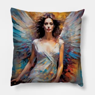 Anne Hathaway as an angel Pillow