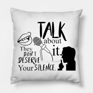 Talk About It Pillow