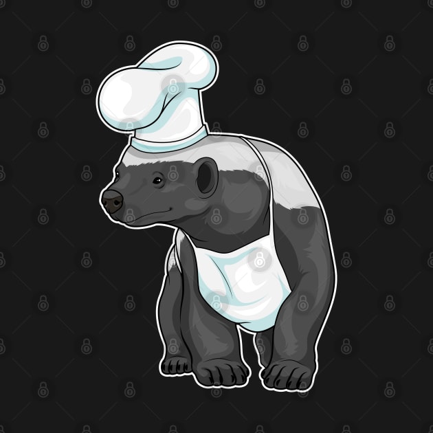 Honey badger Chef Chef hat by Markus Schnabel