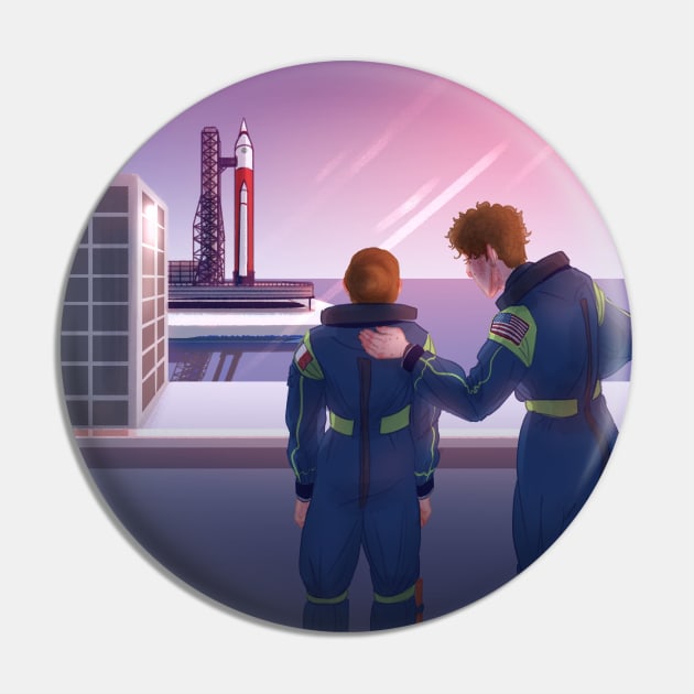 Preparing for Launch - Astronauts Theo and Adrienne from Resonance Pin by RiverKai