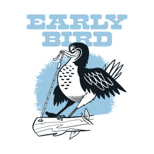 Early Bird Gets The Worm - Morning People T-Shirt