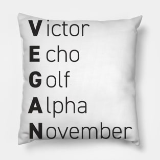 Vegan Slogan Pillow