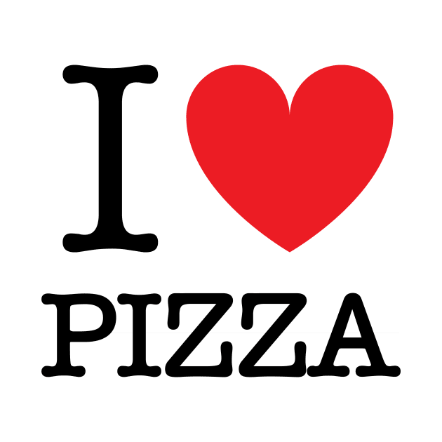 I HEART PIZZA by MasterpieceArt