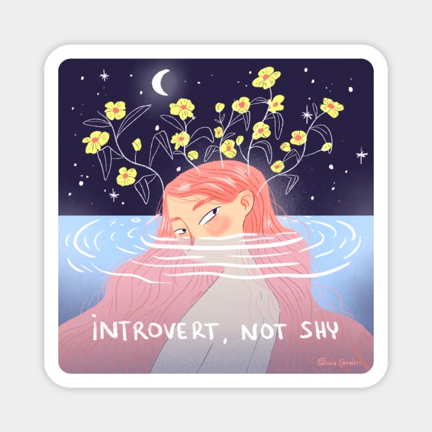Introvert, not shy Magnet by PatriciaCo