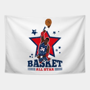 Olajuwon Basketball The Dream Houston 34 All Star Tapestry