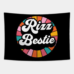 Rizz Bestie | Best friend | W Riz | Rizzler | Rizz god | Funny gamer meme | Streaming | Rizzard Tapestry