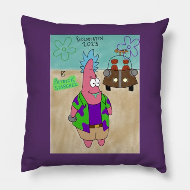 Patrick Starchez Pillow by RedLobertin