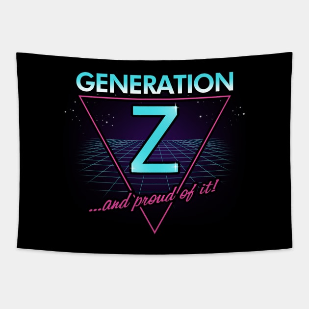Generation Z and proud of it! Tapestry by Originals by Boggs Nicolas