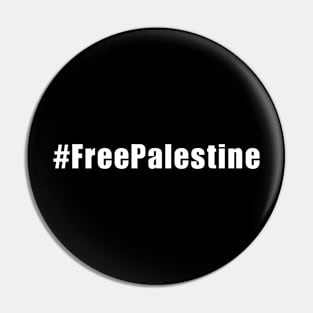 Hashtag Palestine Pin