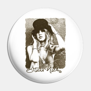 Stevie Nicks Vintage Rock Music Pin