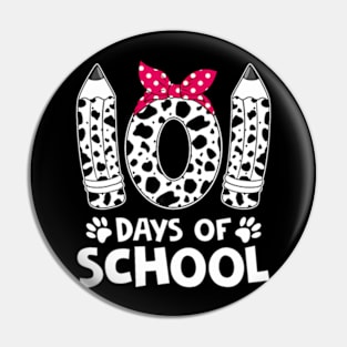 Happy 101 Days Of School Funny Student Teacher Kids Pin