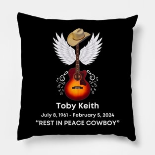 Toby Keith Rest In Peace Tribute Memorial Pillow