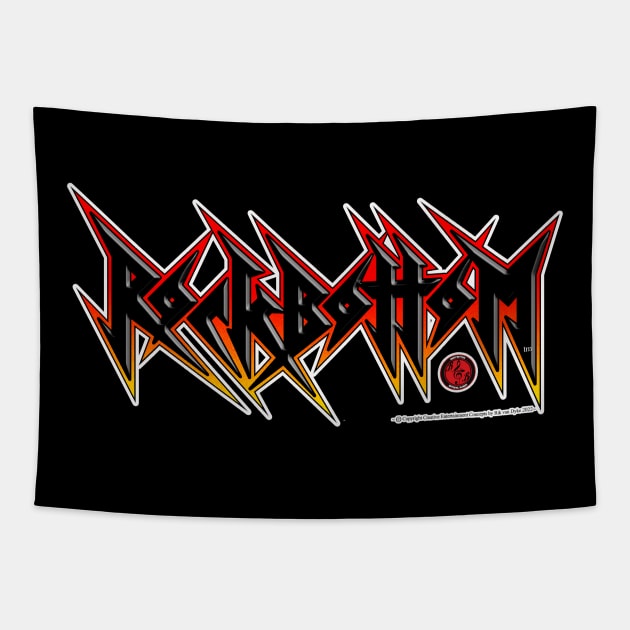 ROCK BOTTOM LOGO TEE Tapestry by ROCK BOTTOM MERCH TABLE