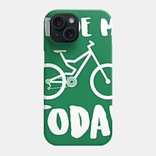 i rode my TRAIL BIKE today Phone Case