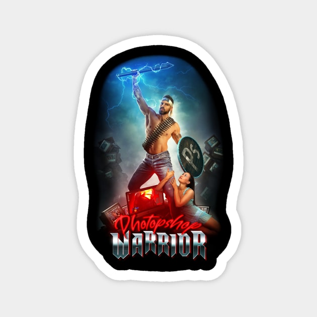 Photoshop Warrior Magnet by Jeff Chapman