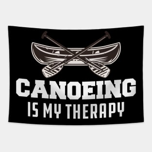 Canoeing Is My Therapy Tapestry