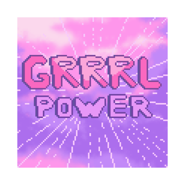 Pixel GIRL POWER by bhawanie