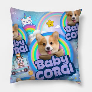 Baby Corgi v2 Pillow