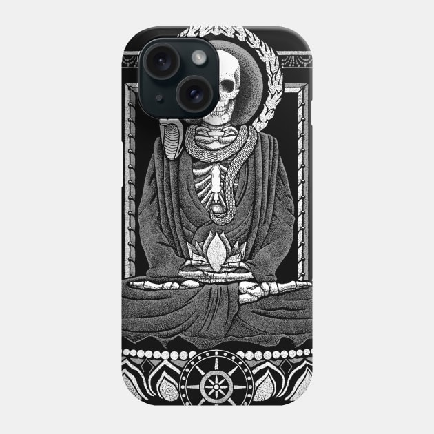 Gautama Buddha and Mucalinda Two Tone Phone Case by GAz