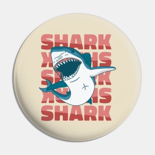 Shark Swimming Pin