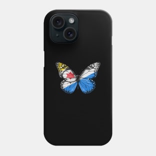 Bonaire Dutch Flag  Butterfly - Gift for Bonaire Dutch From Bonaire Phone Case