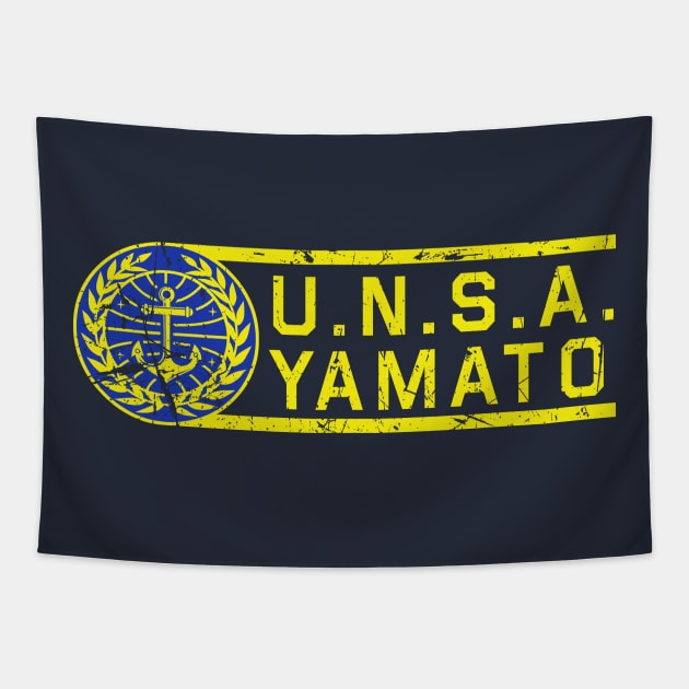 UNSA Yamato Crew Weathered Tapestry by PopCultureShirts