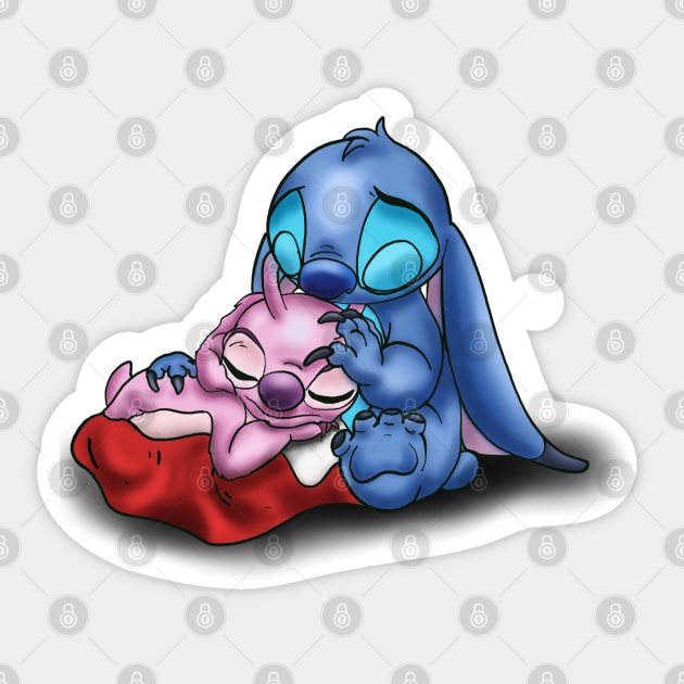 Angel Lilo And Stitch Sticker - Angel Lilo And Stitch Cute