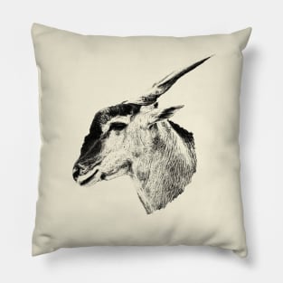 Common eland Pillow