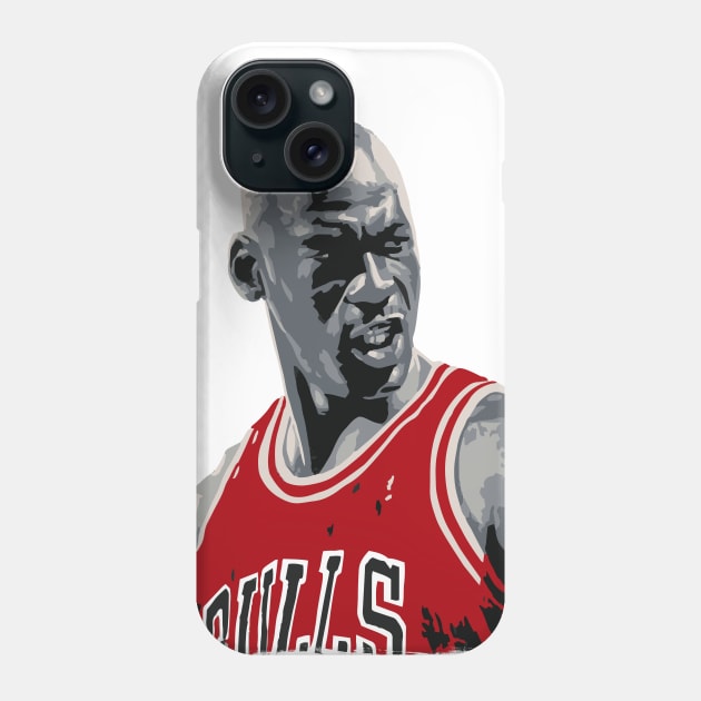 Michael Jordan - Retro Phone Case by TheAnchovyman