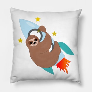 Space Bound Sloth Pillow