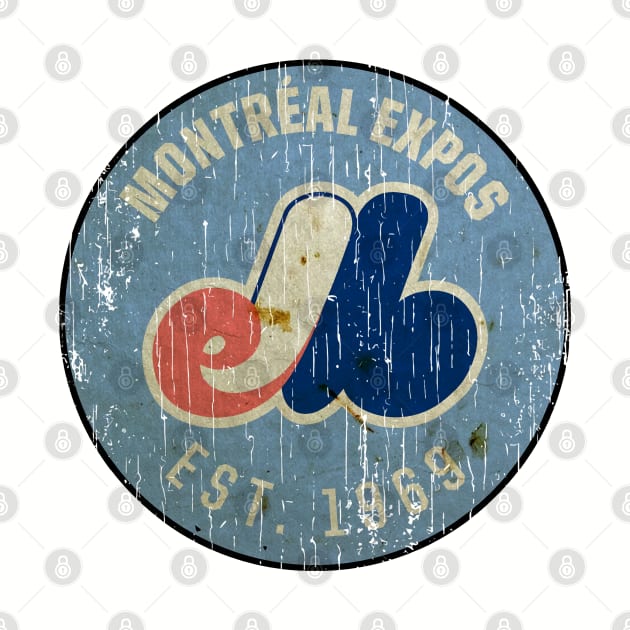 MONTREAL EXPOS EST 1969 - VINTAGE by The Fan-Tastic Podcast