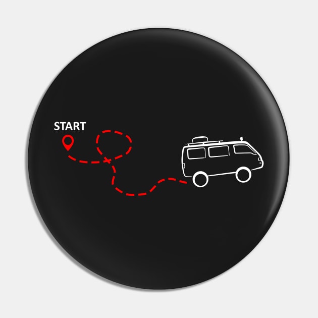 Start your journey - L300 (dark) Pin by MikeDrago