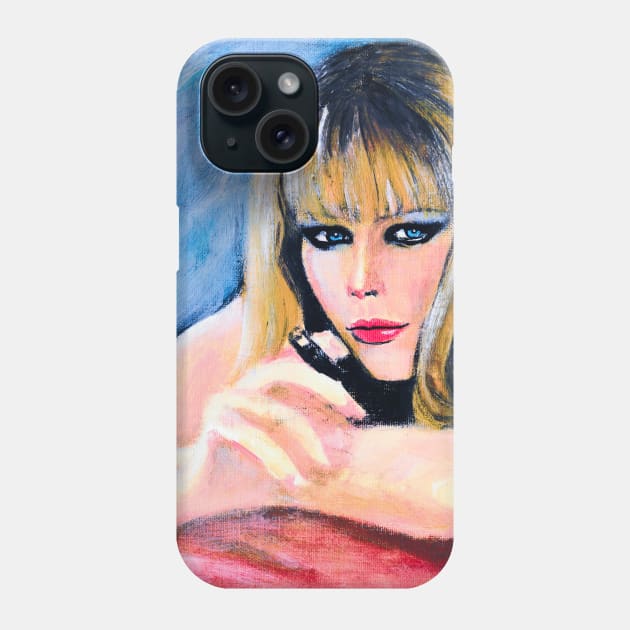 Claudia Schiffer Phone Case by Svetlana Pelin