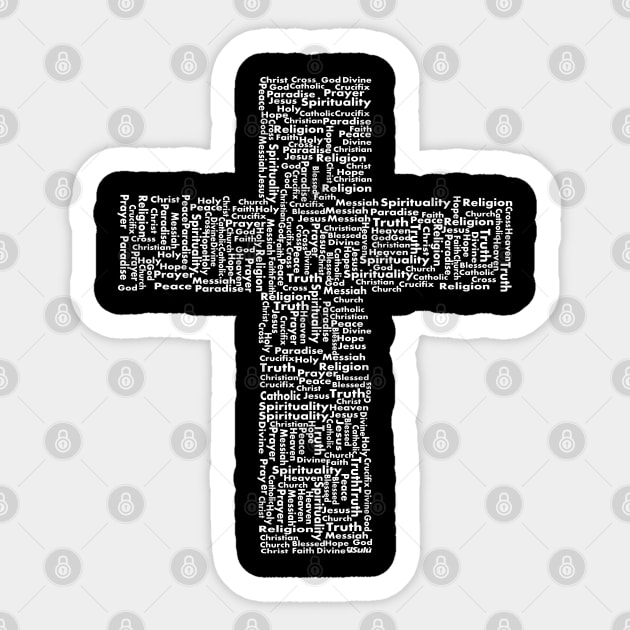 Gift Sticker : I Love Jesus Christian Religious Catholic God Faith