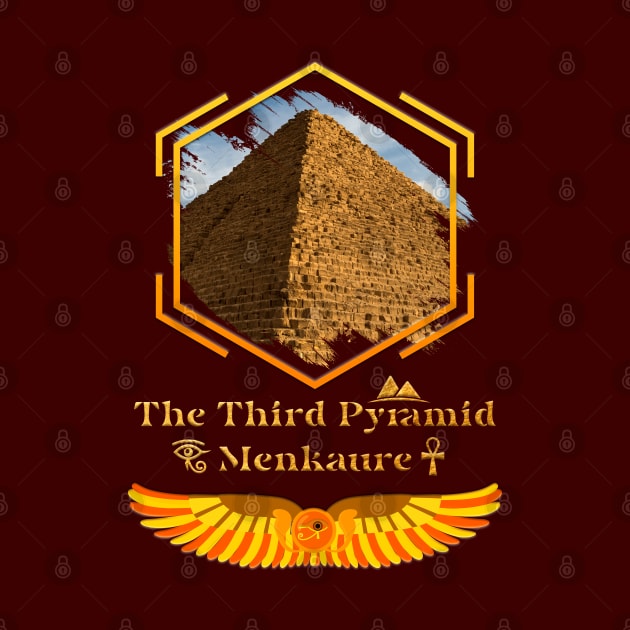 Third Pyramid in Giza, Egypt: Menkaure V01 by Da Vinci Feather