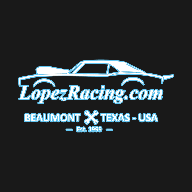 2021 LopezRacing.com Logo Dark Background by SebLop1977