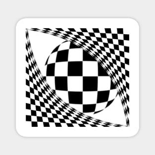 Twisted chessboard and ball Magnet