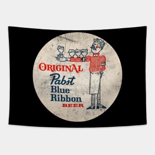 Pabst ---- Vintage Label Beer Lover Gift Tapestry