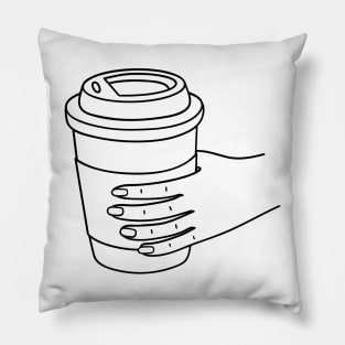 Coffee Date - Black Pillow