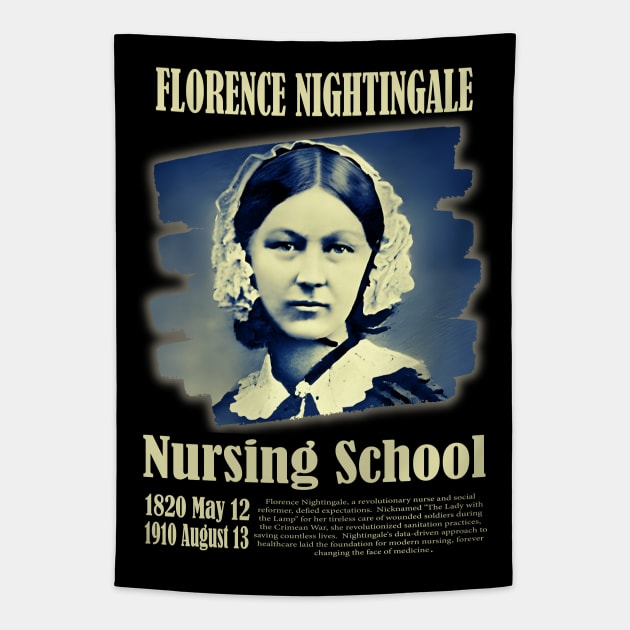 Florence Nightingale: The Spirit of Nursing Tapestry by chems eddine