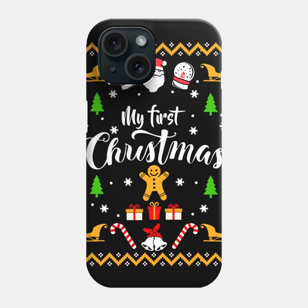 My First Christmas Sweater Phone Case by KsuAnn