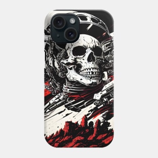 SpaceMan Skull scifi cosmic astronaut gift Phone Case