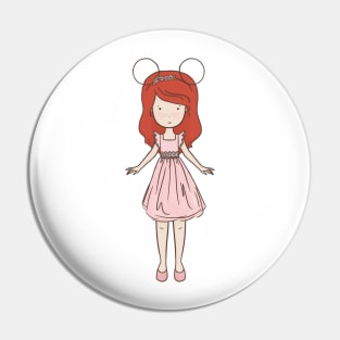 Ariel Fan Girl Pin