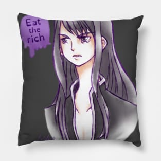 Eat the Rich - Yuri Lowell Tales of Phantasia Anime Fan Art Pillow