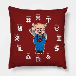 Year of the Pig Chinese Zodiac Animal Pillow