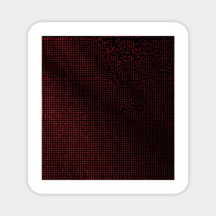 Red dot ripple pattern Magnet