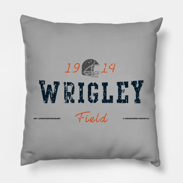 Wrigley Field Pillow by HomePlateCreative